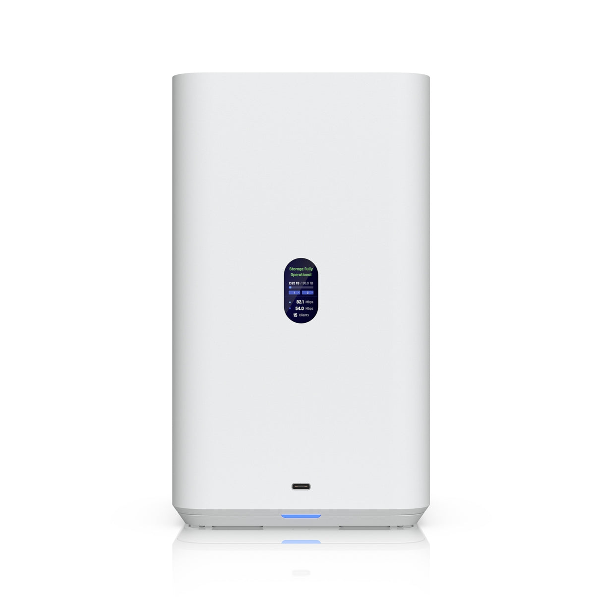 Ubiquiti UNAS-2-W UniFi NAS 2 Bay 2.5GbE RJ45 Network Attached Storage Device (White)