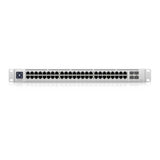 Ubiquiti USW-Enterprise-48-PoE UniFi 48-Port Layer 3 Managed Rackmount 2.5-Gigabit PoE+ Switch w/ 4 x 10GbE SFP+ Ports (720W)