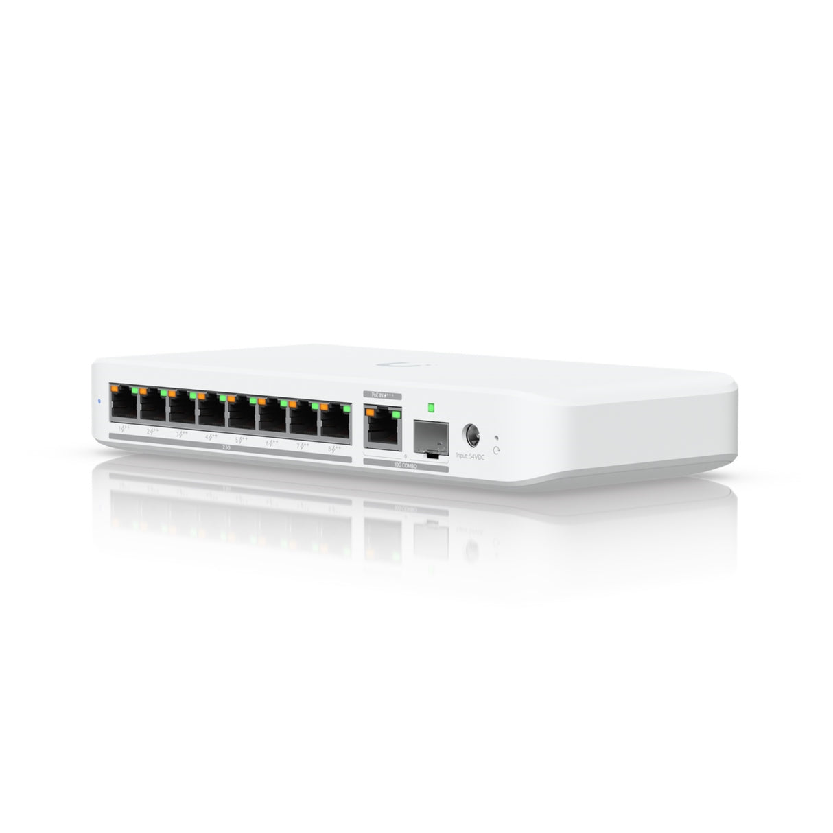 Ubiquiti USW-FLEX-2.5G-8-POE UniFi Flex 2.5G Ultra Compact 8 Port POE/USB-C Powered POE++ Managed Switch