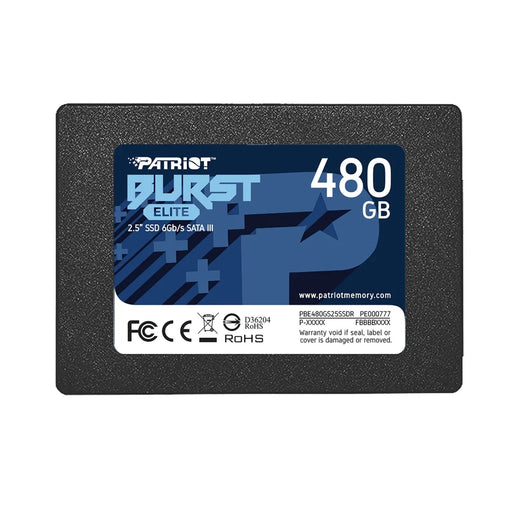 Patriot Elite 480GB 2.5 SATA III SSD Drive - Internal SSD