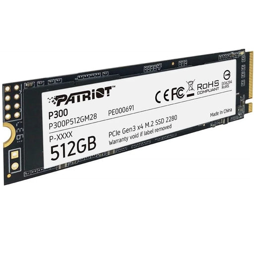 Patriot P300 512GB M.2 2280 PCIe NVMe SSD - Internal SSD