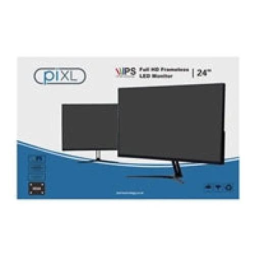 piXL PX24IVHF 24 Inch Frameless Monitor Widescreen IPS LCD