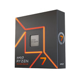 AMD Ryzen 7 7700X with Radeon Graphics, 8 Core Processor, 16 Threads, 4.5GHz up to 5.4GHz Boost, 40MB Cache, 105W, No Fan, Radeon Graphics
