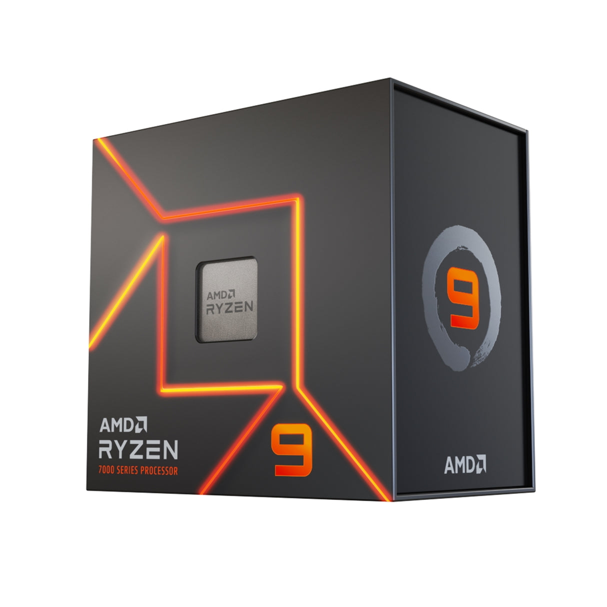 AMD Ryzen 9 7900X with Radeon Graphics, 12 Core Processor, 24 Threads, 4.7GHz up to 5.6GHz Boost, 76MB Cache, 170W, No Fan, Radeon Graphics