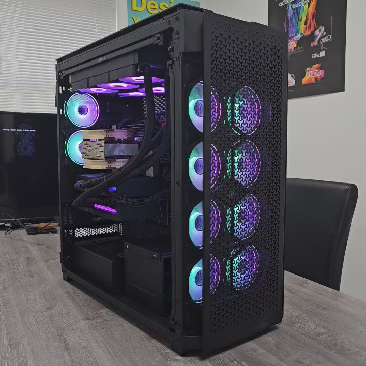 DC AI Fahd's, Ryzen Threadripper PRO 9975WX, 256GB DDR5, 2x RTX 5090 32GB, 4TB SSD, AI Workstation PC