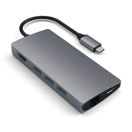 Satechi TypeC Mport Adptr4K EthV2 SpGrey