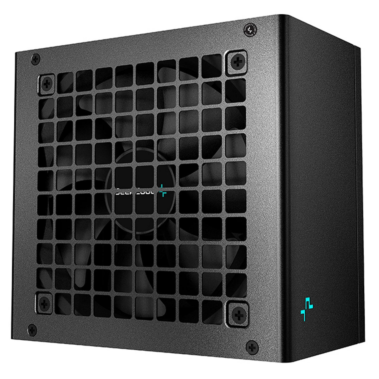 DeepCool PK650D Unidad de fuente de alimentación de 650 W, ventilador silencioso con cojinete hidráulico de 120 mm, bronce 80 PLUS, no modular, enchufe británico, cables planos negros, estable y con bajo nivel de ruido