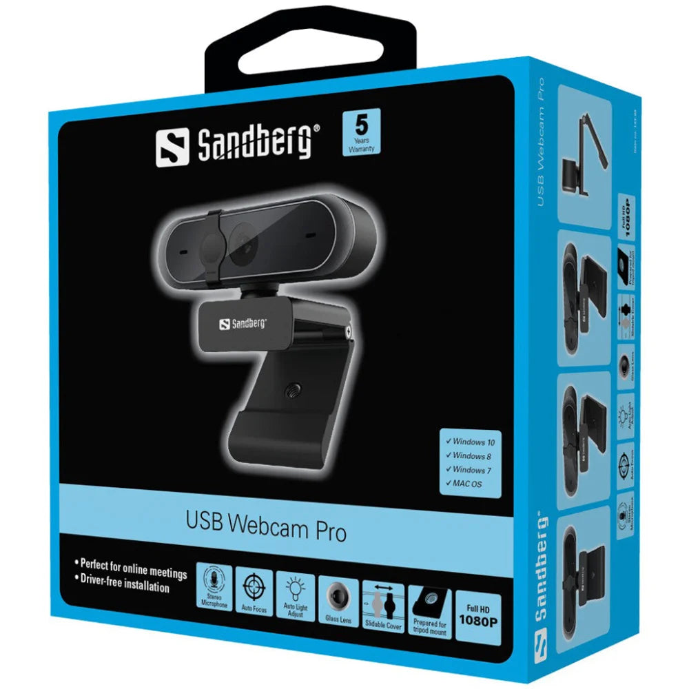 Sandberg USB Webcam Pro - Webcams