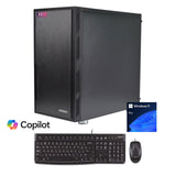 LOGIX Intel Core i3 12th Gen Quad Core 8GB RAM with 500GB SSD Wireless Business / Education Desktop PC with Windows 11 Pro plus Keyboard & Mouse