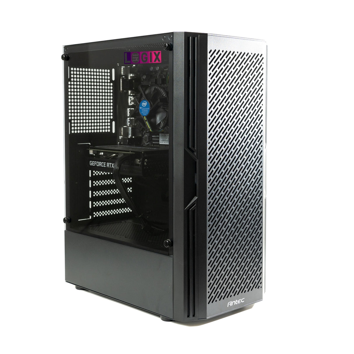 LOGIX Intel i5-10400F 6 Core 12 Threads, 2.90GHz (4.30GHz Boost), 16GB DDR4 RAM, 1TB NVMe M.2, 80 Cert PSU, RTX3050 8GB Graphics, Windows 11 home installed - Prebuilt System - Full 3-Year Parts & Collection Warranty