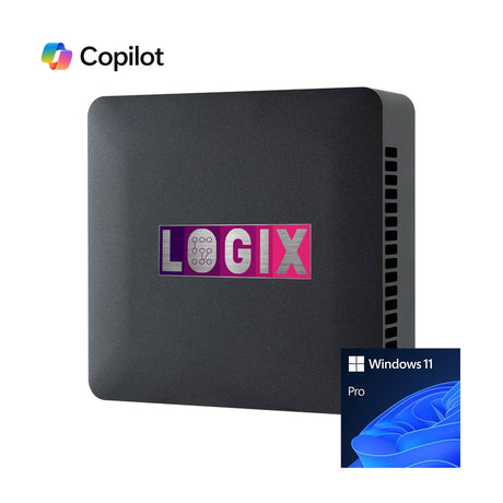 LOGIX Intel Core i5-1335U 4.6GHz 10 Core CPU, 1 x DDR4 16GB SO-DIMM, 500GB Kingston NVMe, Wireless AX & Bluetooth 5.2 Windows 11 Pro - Pre-Built