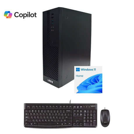 LOGIX 14th Gen Intel Core i7 20 Core Small Form Factor SFF Home / Office PC with 16GB RAM, 1TB SSD, Wi-Fi 6 + BT, Windows 11 Home, Keyboard, Mouse & 3 Year Warranty