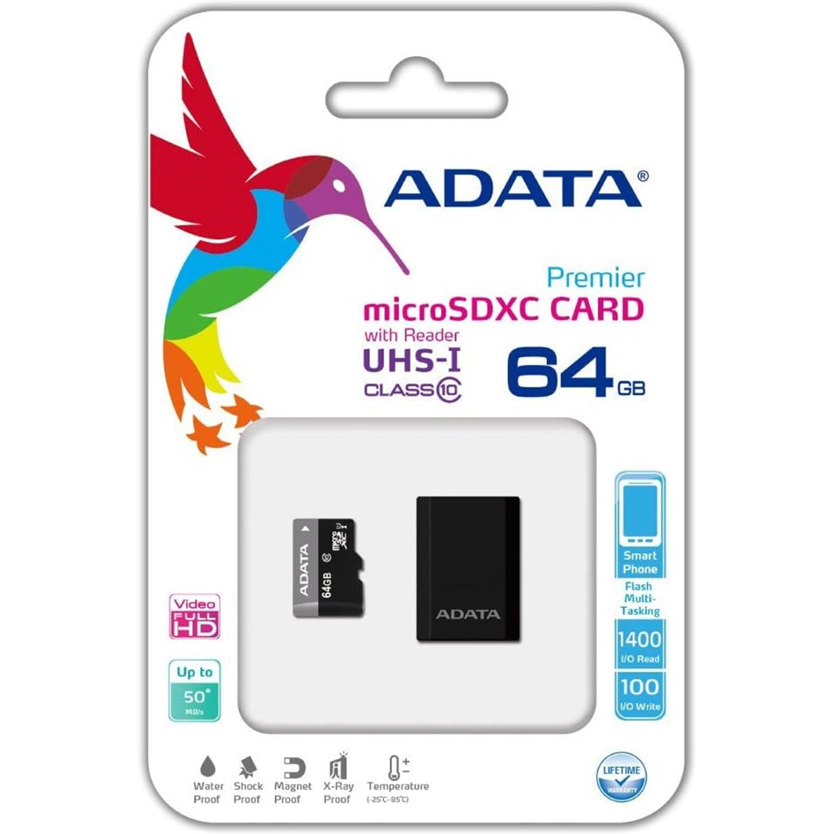 ADATA Micro SDXC 64GB MicroSDXC UHS Class 10