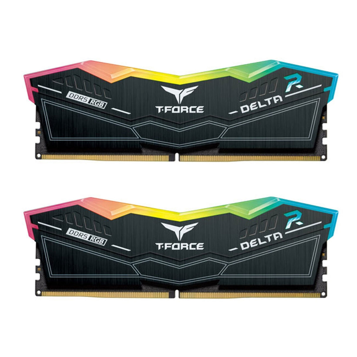 Team T-Force Delta RGB FF3D532G6200HC38ADC01 Memoria del sistema DDR5 de 32 GB, 6200 MHz, 2 x 16 GB, negro, CL38-38-38-78 1,25 V