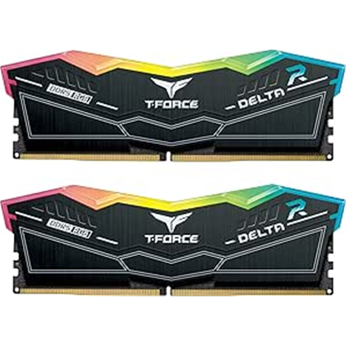 Team T-Force Delta RGB FF3D532G7600HC36DDC01 32GB DDR5 7600MHz System Memory, 2 x 16GB, Black, 36-46-46-84 1.40V