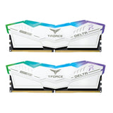Team T-Force Delta RGB FF3D532G6400HC40BDC01 Memoria del sistema DDR5 de 32 GB, 6400 MHz, 2 x 16 GB, blanco, CL40-40-40-84 1,35 V