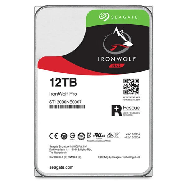 Seagate IronWolf Pro ST12000NT001 internal hard drive