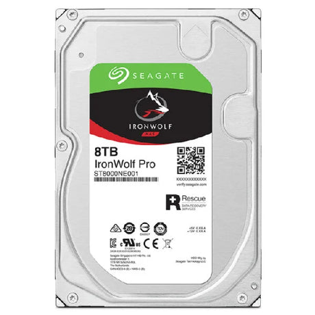 Seagate IronWolf Pro ST8000NT001 internal hard drive 3.5’