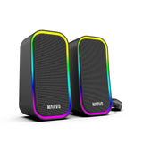 Marvo Scorpion SG-285 Havoc 20 USB Powered Stereo RGB 6W Gaming Speakers (Black)