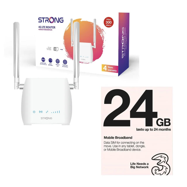 Strong 4GROUTER300MUK 4G LTE CAT4 Unlocked Mobile Broadband