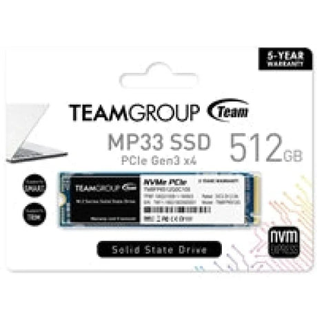 Team MP33 512GB M.2 PCIE NVMe SSD - Internal SSD Drives