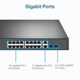 TP-Link 18-Port Gigabit Rackmount Switch with 16 PoE