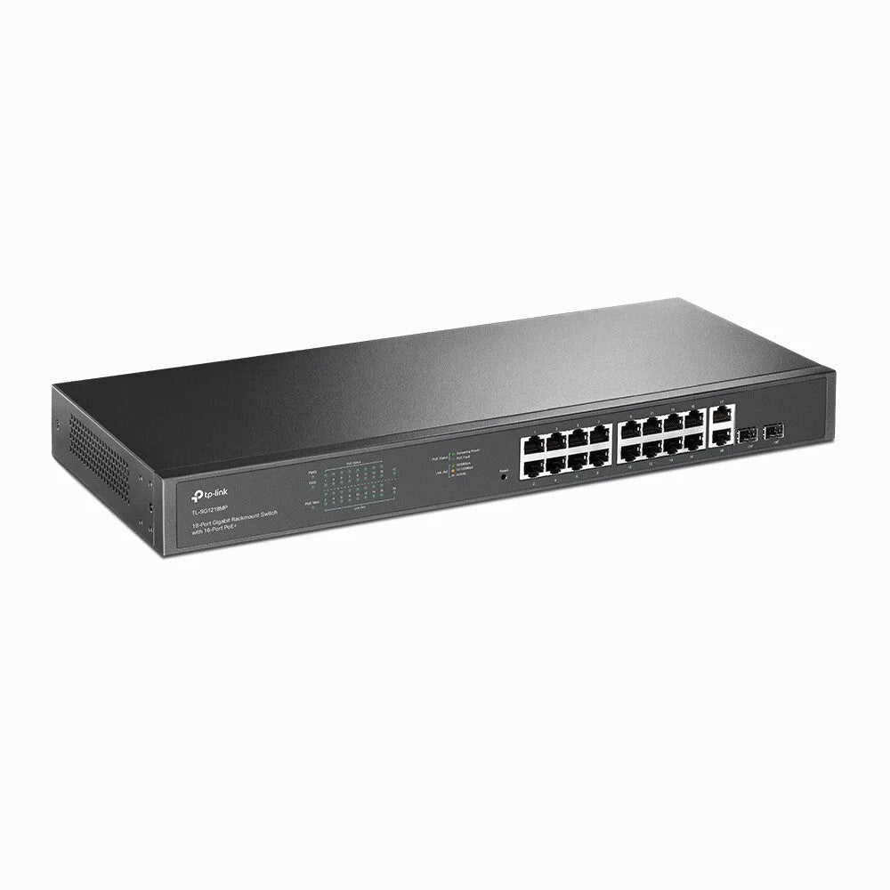 TP-Link 18-Port Gigabit Rackmount Switch with 16 PoE