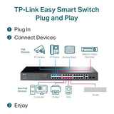 TP-Link 28-Port Gigabit Easy Smart Switch with 24-Port PoE