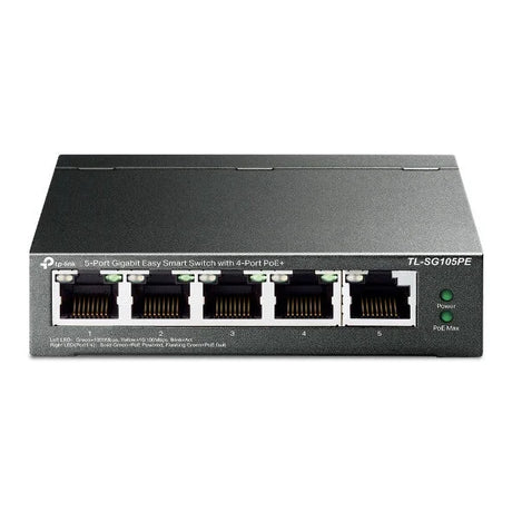 TP-Link 5-Port Gigabit Easy Smart PoE Switch with 4-Port