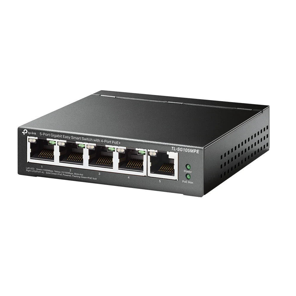 TP-Link 5-Port Gigabit Easy Smart Switch with 4-Port PoE