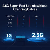 TP-Link 8-Port 2.5G Desktop Switch - Network Switches