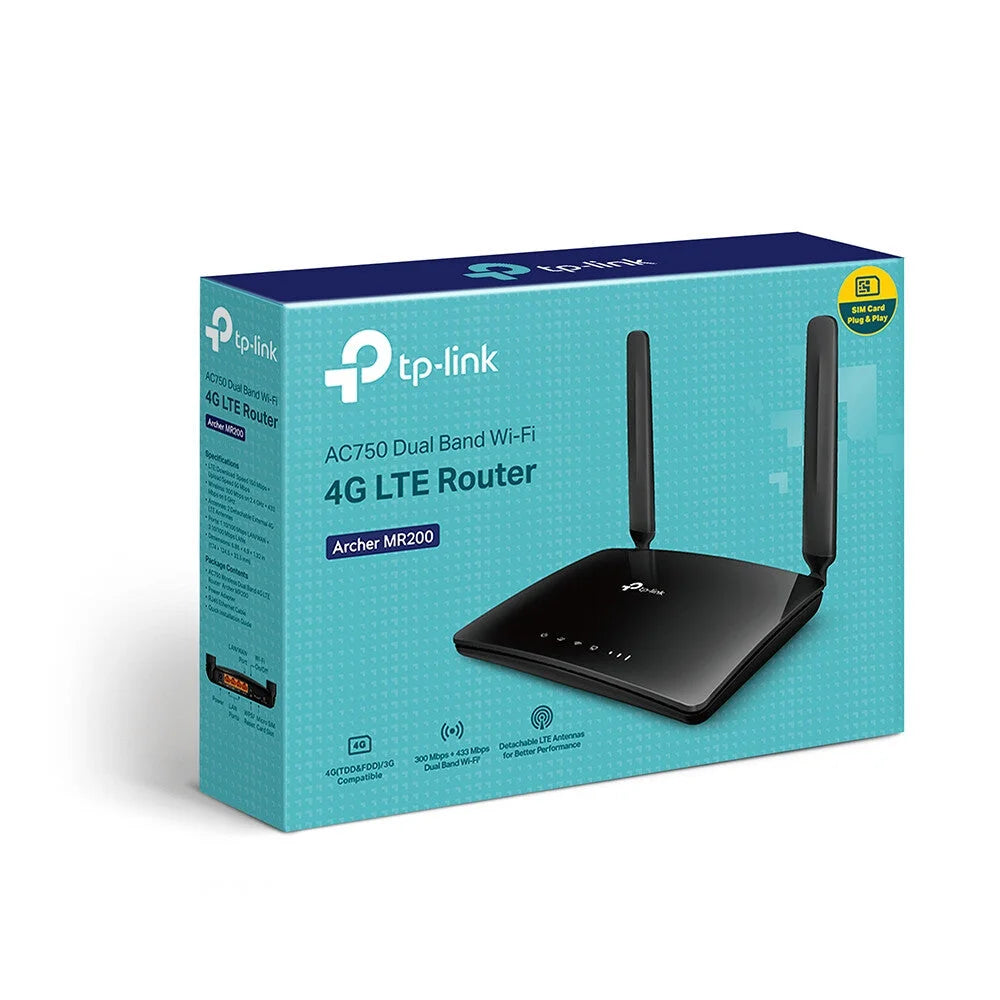 TP-Link Archer MR200 wireless router Fast Ethernet