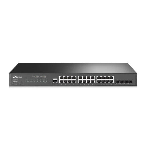 TP-Link JetStream 24-Port Gigabit L2 Managed Switch with 4