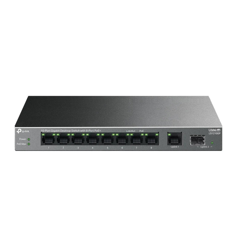 TP-Link LiteWave 10-Port Gigabit Desktop Switch with 8-Port