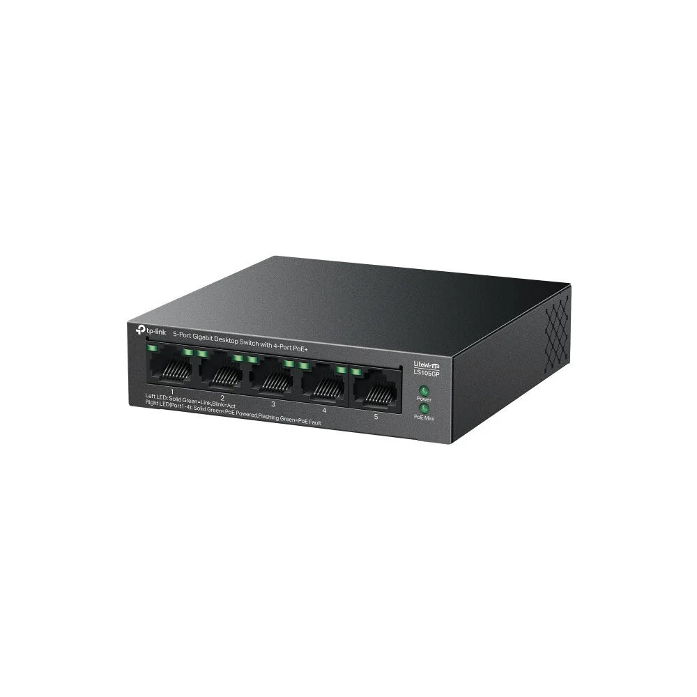 TP-Link LiteWave 5-Port Gigabit Desktop Switch with 4-Port