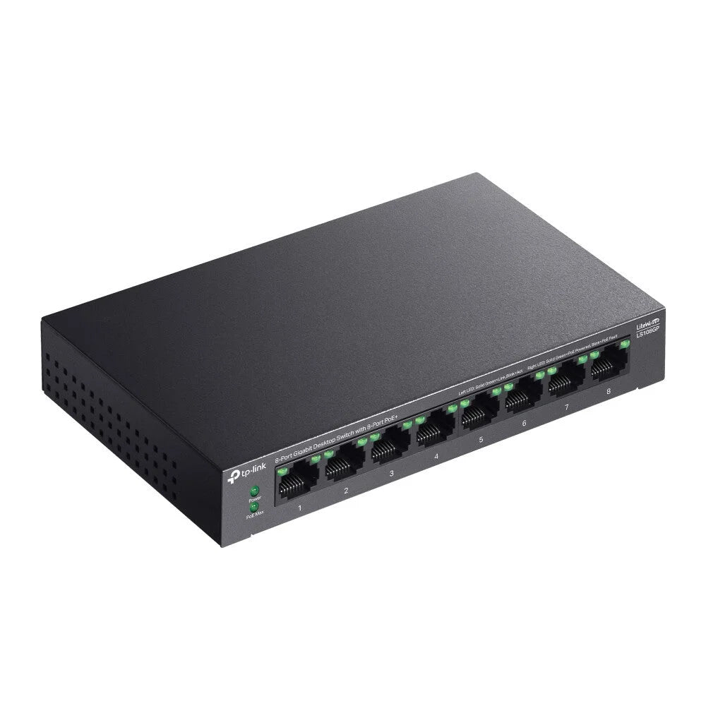 TP-Link LiteWave 8-Port Gigabit Desktop Switch with 8-Port