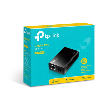 TP-Link TL-POE10R network splitter Black Power over