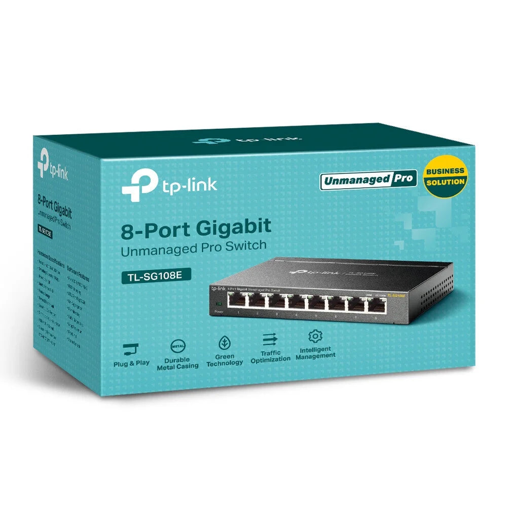 TP-Link TL-SG108E network switch Managed L2 Gigabit
