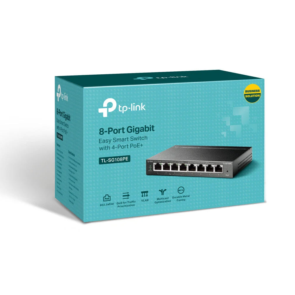TP-Link TL-SG108PE network switch Managed L2 Gigabit