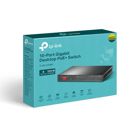 TP-Link TL-SG1210MP network switch Unmanaged Gigabit