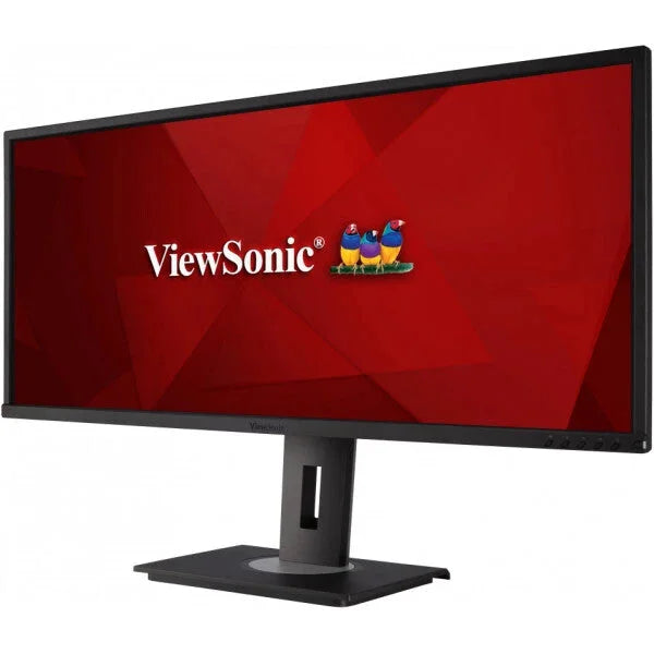 Viewsonic VG3456 Monitor Docking Ultra Ancho de 34", 2xHDMI, Display Port, USB-C, WQHD, 60Hz, 5ms, Freesync, Altavoces, VESA, Ajuste de Altura, Negro