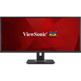 Viewsonic VG3456 Monitor Docking Ultra Ancho de 34", 2xHDMI, Display Port, USB-C, WQHD, 60Hz, 5ms, Freesync, Altavoces, VESA, Ajuste de Altura, Negro