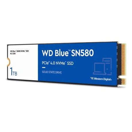 WD 1TB Blue SN580 M.2 NVMe Gen4 SSD M.2 2280 PCIe4 TLC NAND