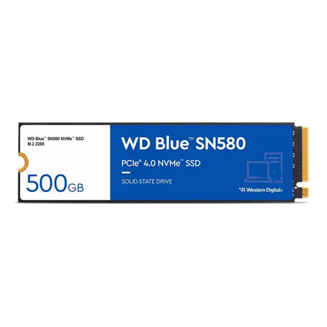 WD Blue SN580 (WDS500G3B0E) 500GB NVMe SSD M.2 Interface