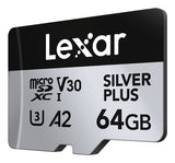 Lexar SILVER PLUS micro SD Card 64GB